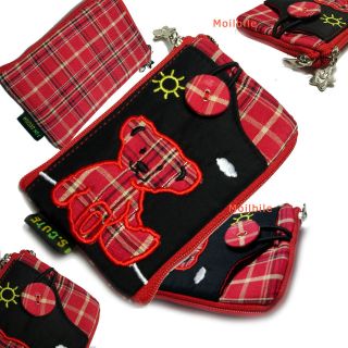 Bear Pouch Fashion Bag Sock Mobile iphone 4 4S 3G  Player Digital 