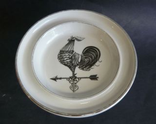 ART DECO LAMBERTON SCAMMELL ROOSTER DISH PLATE Vintage