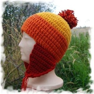 JAYNE COBB style Cunning Hat earflap Firefly Serenity red gold orange 