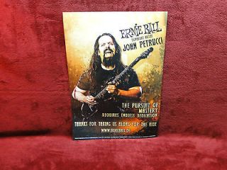   2012 Dream Theater John Petrucci Ernie Ball Poster BIGGER SIZE