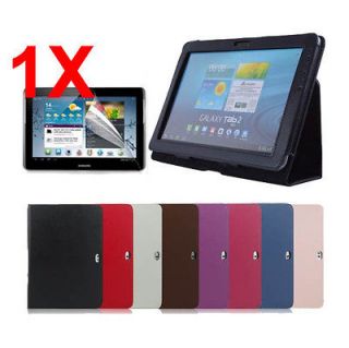   PU Leather Skin Cover Case For Samsung Galaxy Tab 2 10.1 P5110 P5113