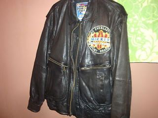 MICKEY MOUSE LEATHER MOTORCYCLE JACKET  1993 