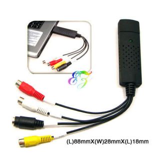   VHS TV To DVD USB Capture DVR Card Recorder Grabber For Laptop PC