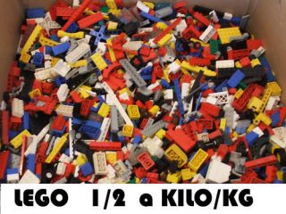 LEGO 500g HALF KG OF RANDOM PIECES BLOCKS ASSORTED SLOPES PLATES BIG 