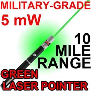 GREEN BEAM HD Laser Pointer Pen Military Grade NEW 2013 Presentation 