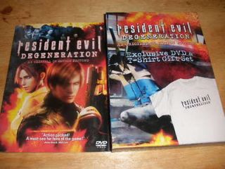Resident Evil Degeneration Bonus T Shirt  Just the Shirt No DVD