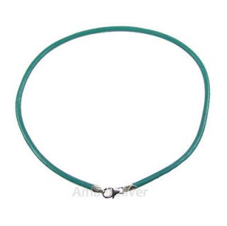 5mm ROUND LEATHER CORD NECKLACE OR ANKLET OR BRACELET CHOOSE YOUR 