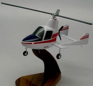 McCulloch J 2 Civil J2 Autogyro Desk Wood Model Reg FS