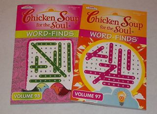   Chicken Soup for the Soul, Word Finds Puzzle Books, KAPPA V. 97 & 98