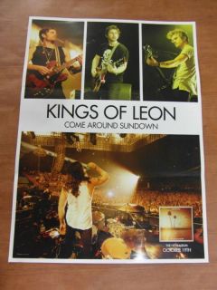 kings of leon come around sundown official poster from korea