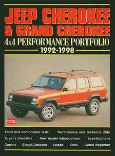 Jeep Cherokee and Grand Cherokee, 1992 98 by R. M. Clarke 1999 