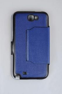 Luxury Leather Clip Phone Cover Case for Samsung Galaxy Note 2 II 