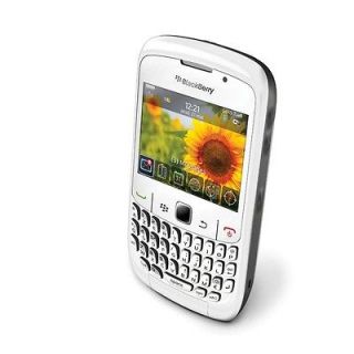 mint blackberry curve 8530 sprint 3g wifi smartphone white color