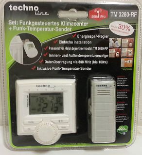   wall thermostat TECHNOLINE TM 3280 RF heating control system Brand New