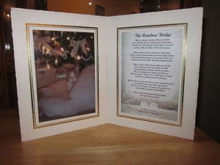 Personalized Pet Memorial The Rainbow Bridge For Loss of Cat or Dog