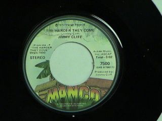 JIMMY CLIFF The Harder They Come/You Can Get It If MANGO M  hear 