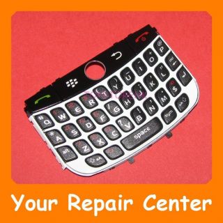 New White QWERTY Keypad Key Pad Keyboard Repair Part for BlackBerry 