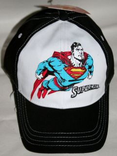  Classic Flying Superman DC Comics Baseball Cap Hat New 2008 Youth Size