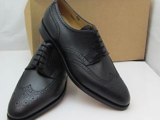 JOHN LOBB, DARBY II  BROWN COLOR, SIZE 111/2 E NEW WITH BOX.