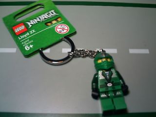 Brand New LEGO Ninjago Lloyd ZX Green Ninja KEYCHAIN RING KEY chain