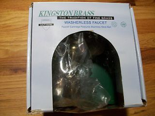 Kingston Brass Solid Brass Duraseal Single Handle Washerless Bathroom 