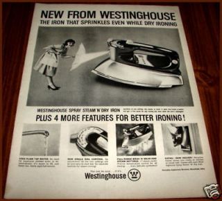 1961 westinghouse iron ad vintage retro kitchen 