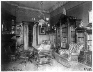   House,Belmont,Washington,D.C.,1890s,Library,Frances Johnston,chairs