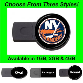 New York Islanders Hockey   USB Flash Memory Drive (Stick/Thumb/P​en 
