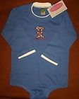   Koala Bear in Australian Flag Shirt Monogram Long Sleeve Baby Bodysuit