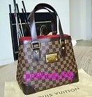 Authentic Louis Vuitton Damier Hampstead PM Bag/Super Nice
