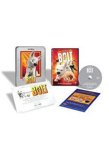 BOLT DVD IN COLLECTIBLE TIN WITH CERTIFICATE OF AUTHENTICITY / BRAND 