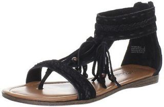 minnetonka women s belize suede ankle strap sandals size 7