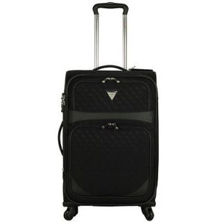 GUESS Travel Luxury Road 25 Wheeled Spinner Expandable Upright  Coal