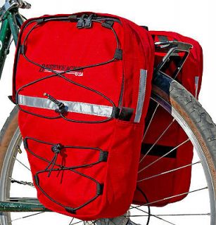 New Bushwhacker Moab Red Bike Pannier Bicycle Rack Cycling Cargo Bag 