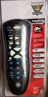 GE Universal Remote Control: TV, DVD, VCR, Cable, Satellite, CD Player