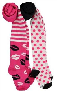 stride rite girl heavyweight tights kissy kissy 2 pairs expedited