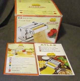 Marcato Atlas 150 Pasta Noodle Maker Lasagna Made in Italy Fitting for 