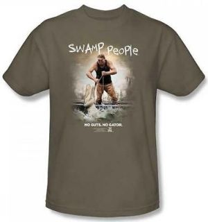 Swamp People All Tied Up Troy Landry Licensed Adult T Shirt S 3XL 