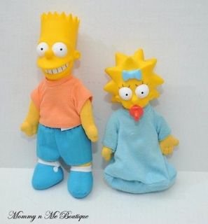 the simpsons bart maggie simpsons figure dolls toys lot time