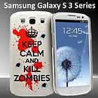Keep Calm And Kill Zombies Hard Back IMD Case Cover For Samsung Galaxy 
