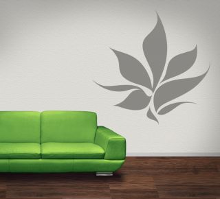 Leaf Rose Plant Flowers Wall Stickers Wall Art Decal Transfers
