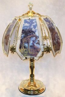 Giraffe and Baby Touch lamp 24 with Warranty and Brass finish
