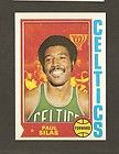 1974 75 Topps Basketball #9 Paul Silas Boston Celtics Near MINT 