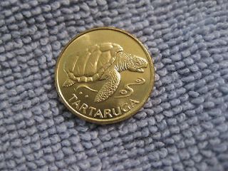 1994 Cape Verde coin, 1 Escudo, SEA TURTLE, unc beauty Animal 