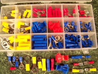160pc auto wire terminal set new connector butt splice time