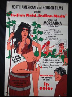 INDIAN RAID, INDIAN MADE MORGANNA 27X41 POSTER 1969 COMEDY 