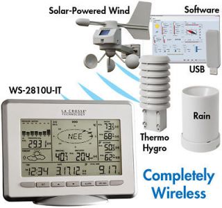 la crosse ws 2810u wireless weather station anemometer new great