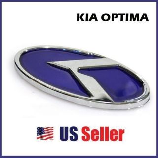 kia optima blue k logo emblem badge front rear trunk