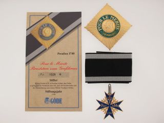 germany prussia order pour le merite grand cross br star