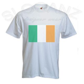 Ireland Irish Flag Tshirt Fancy Dress Stag Party Shirt (Visit shop for 